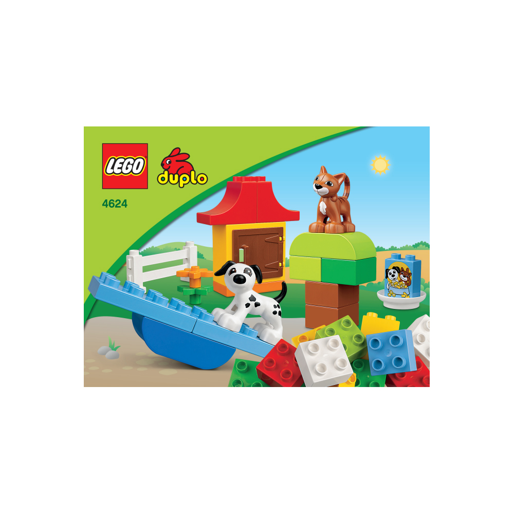 LEGO DUPLO BRICK BOX VINTAGE 4624 - 4