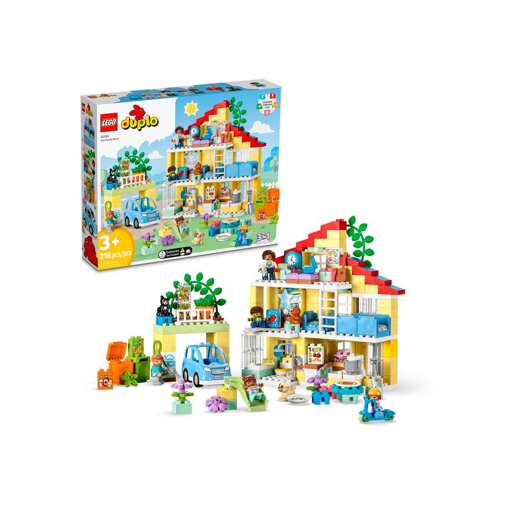 LEGO DUPLO TOWN 3 IN 1 FAMILY HOUSE 10994 - 1