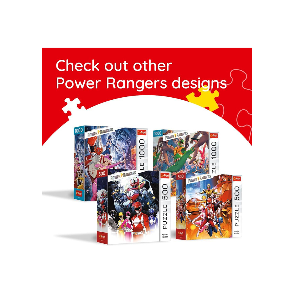 ROMPECABEZA POWER RANGERS 500 PIEZAS TREFL MODELO D - 4