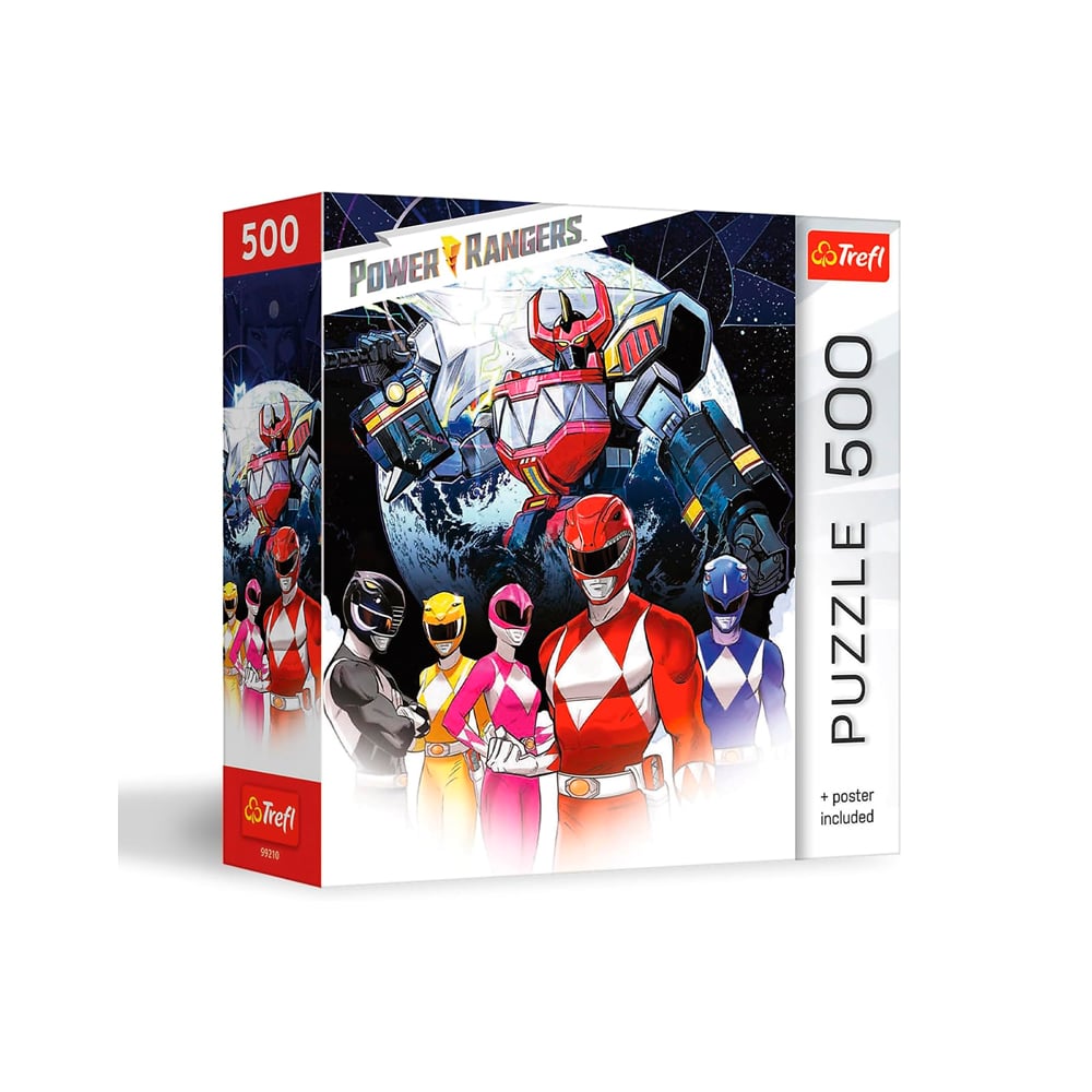 ROMPECABEZA POWER RANGERS 500 PIEZAS TREFL MODELO C - 1
