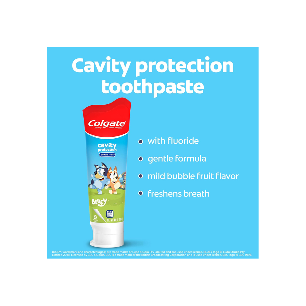COLGATE BLUEY SET CEPILLO DE DIENTES Y PASTA INFANTIL - 4