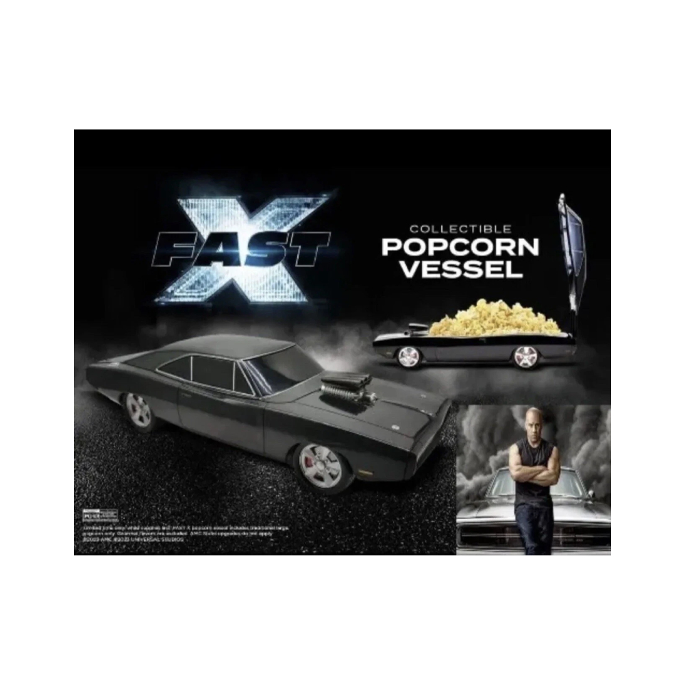 POPCORN BUCKET AMC FAST X DOM CHARGER - 4