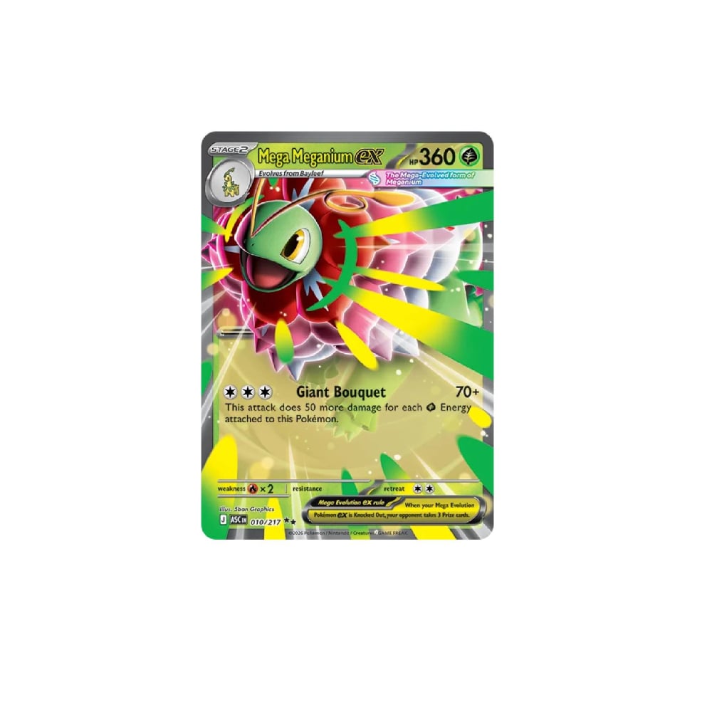 POKEMON TCG ASCENDED HEROES MEGA MEGANIUM EX ESPAÑOL - 3