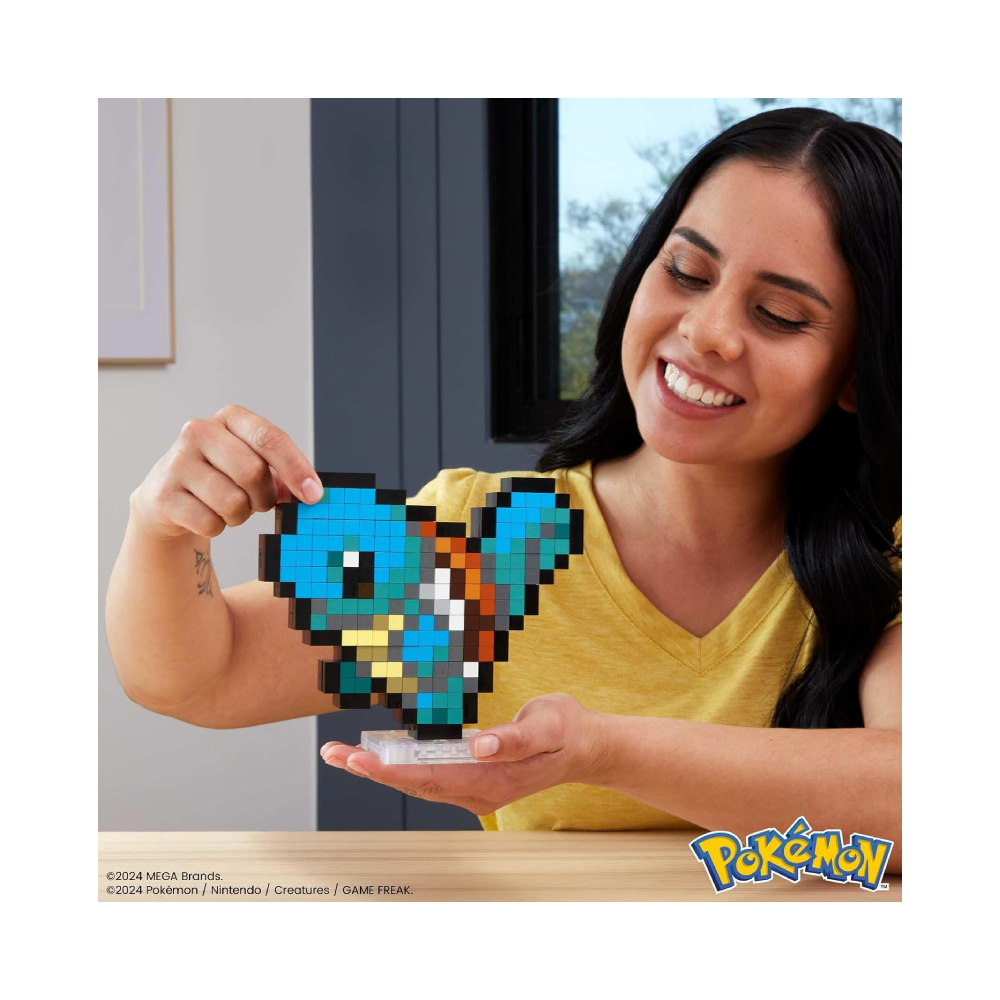 MEGA POKEMON SQUIRTLE CONSTRUCTION RETRO - 6