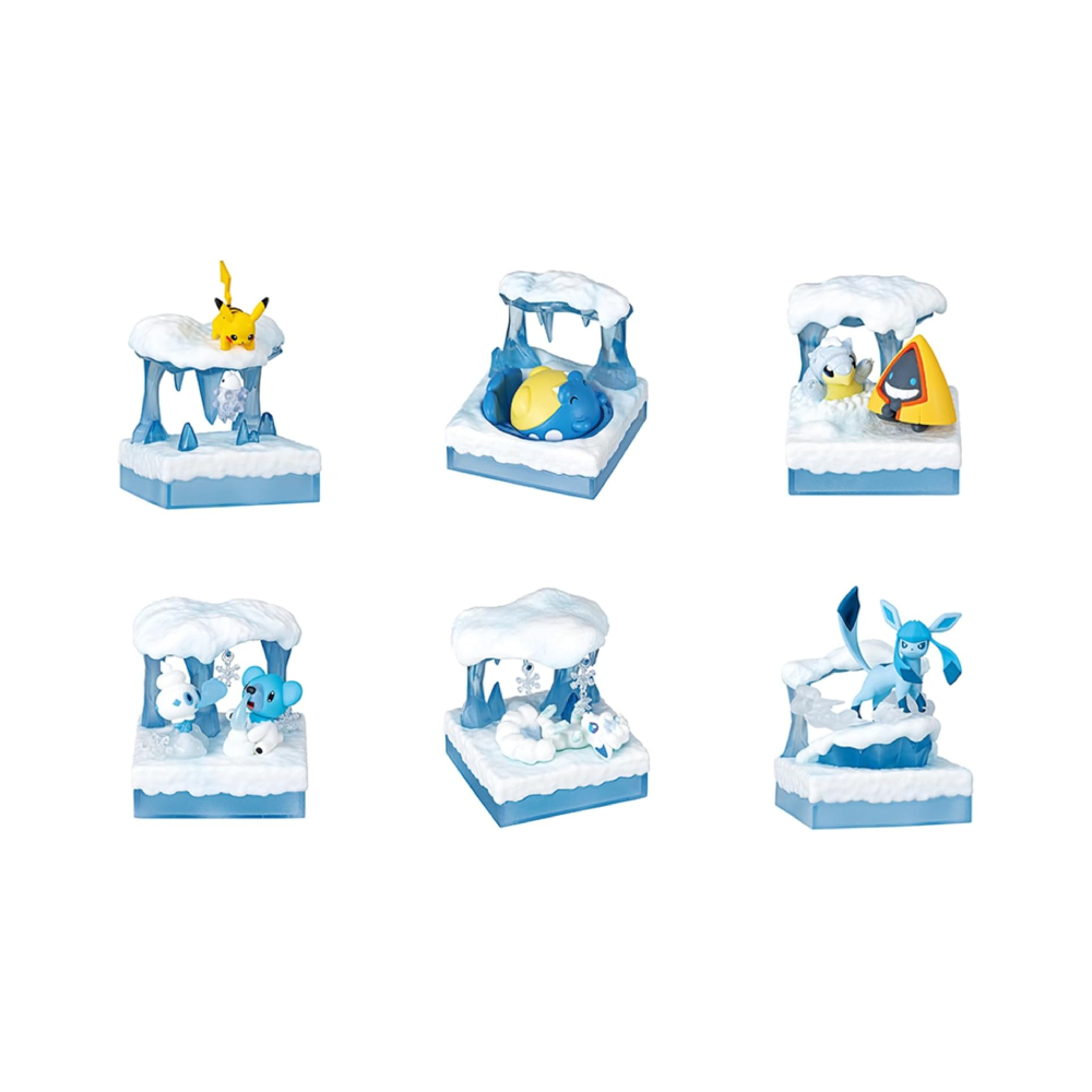POKEMON RE MENT FROZEN SNOW FIELD JAPON COMPLETO - 1