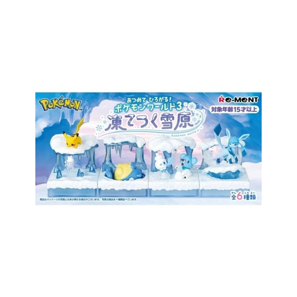POKEMON RE MENT FROZEN SNOW FIELD JAPON COMPLETO - 3
