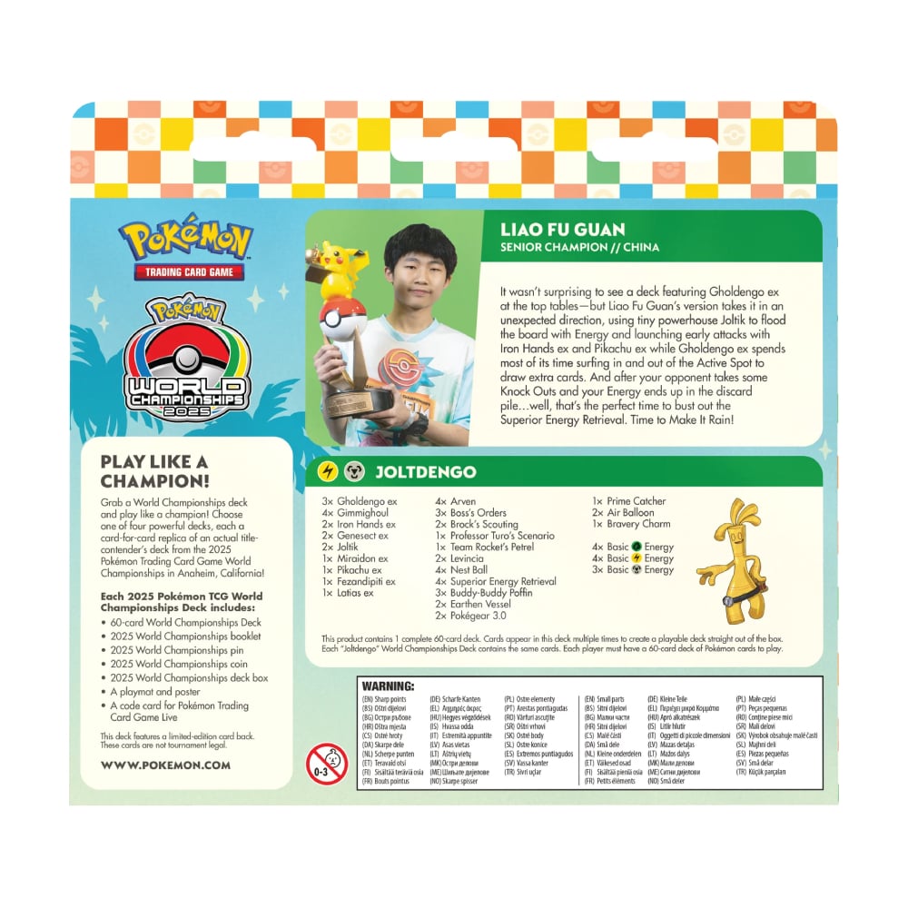 POKEMON TCG WORLD CHAMPIONSHIP 2025 JOLTDENGO INGLES - 3