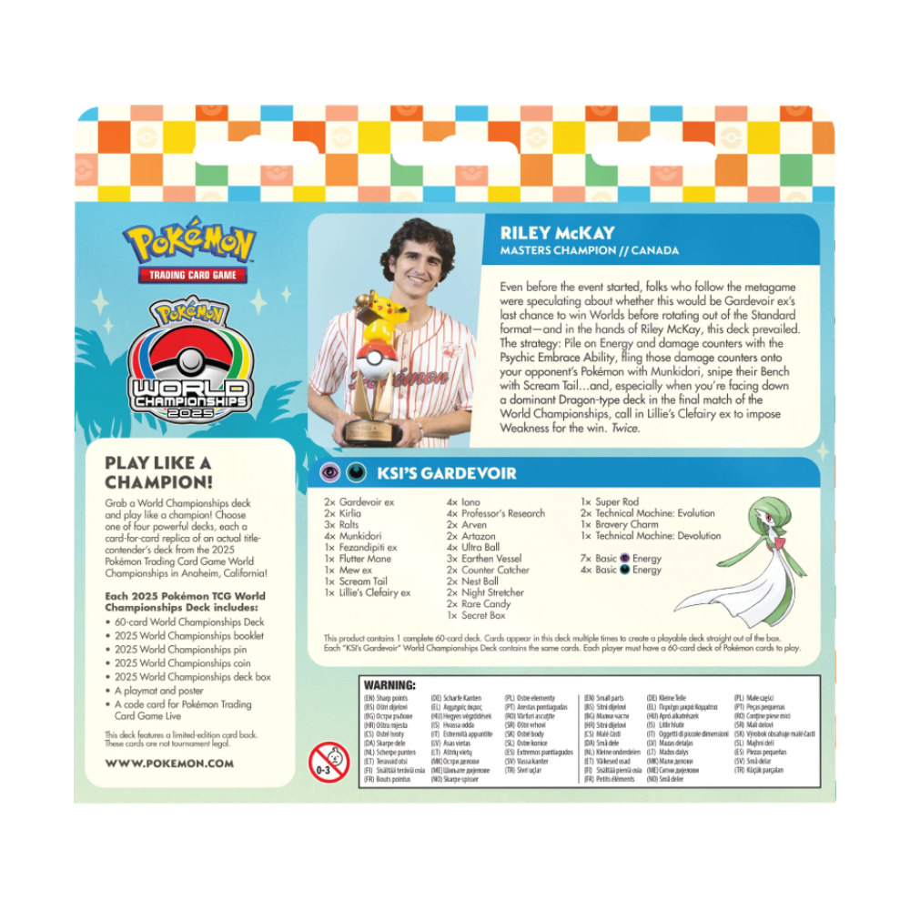 POKEMON TCG 2025 WORLD CHAMPIONSHIP SET DE 4 INGLES - 6