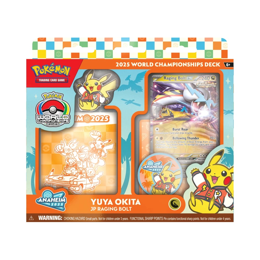 POKEMON TCG WORLD CHAMPIONSHIP 2025 JP RAGING BOLT INGLES - 1