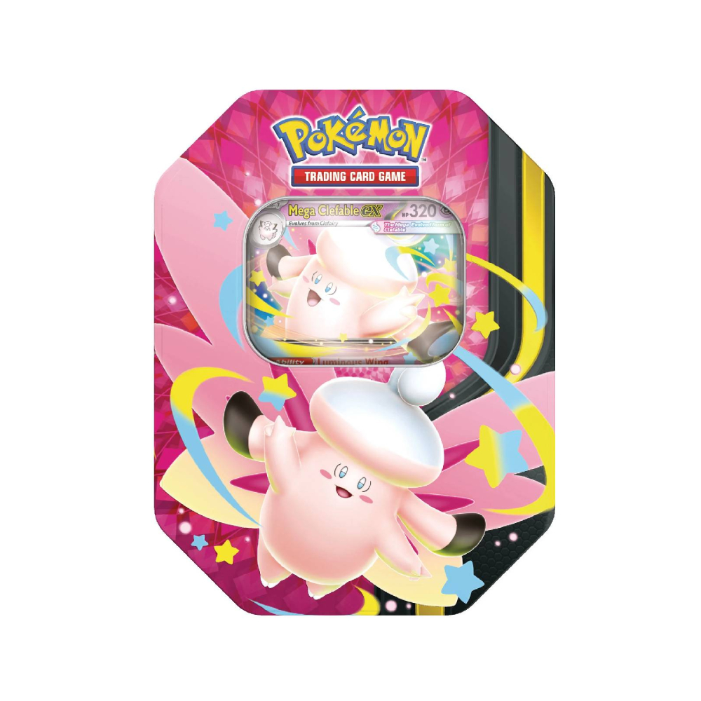 POKEMON TCG MEGA MOONLIT TIN MEGA CLEFABLE ESPAÑOL - 1