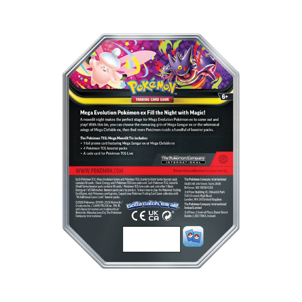 POKEMON TCG MEGA MOONLIT TIN MEGA CLEFABLE ESPAÑOL - 2