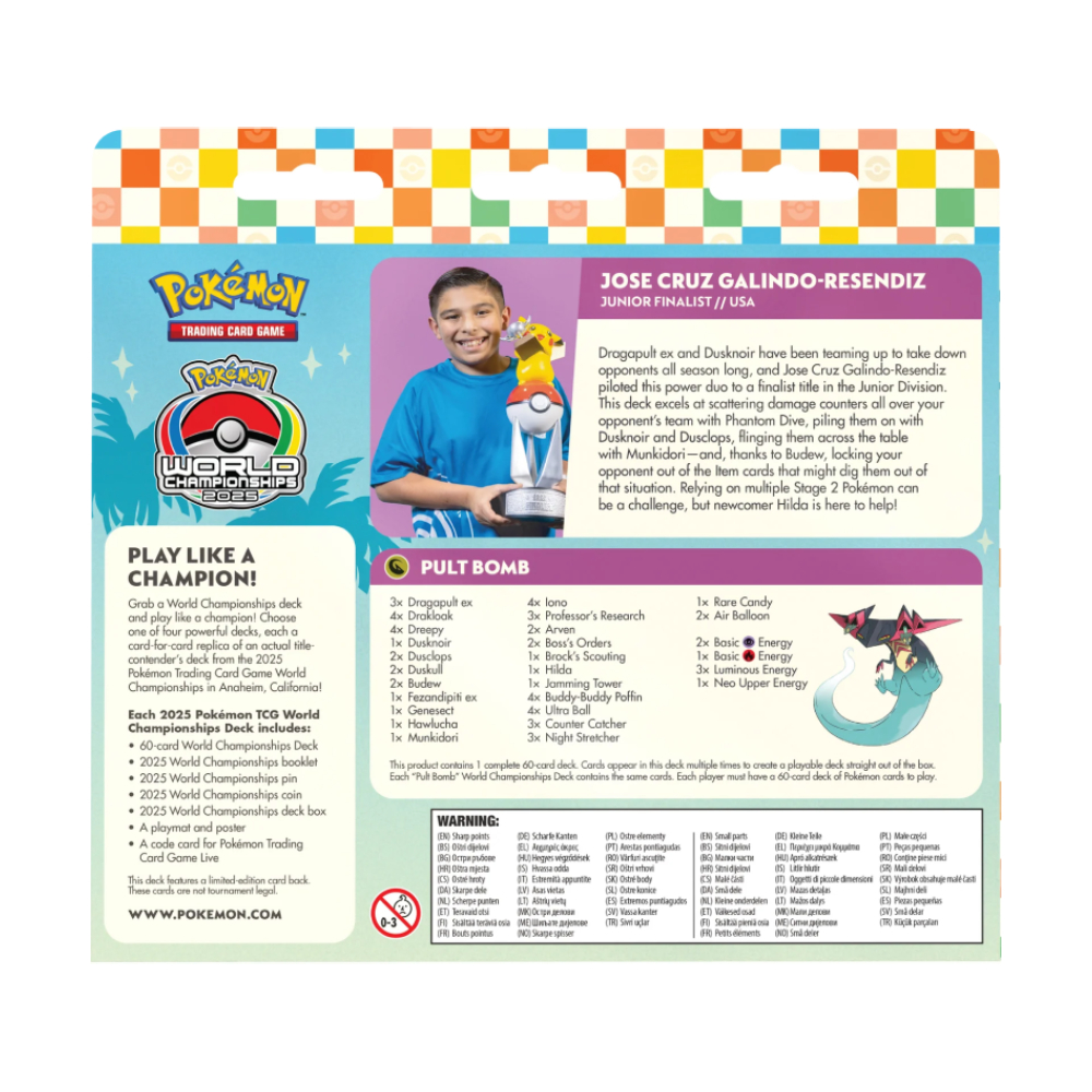 POKEMON TCG WORLD CHAMPIONSHIP 2025 PULT BOMB INGLES - 2