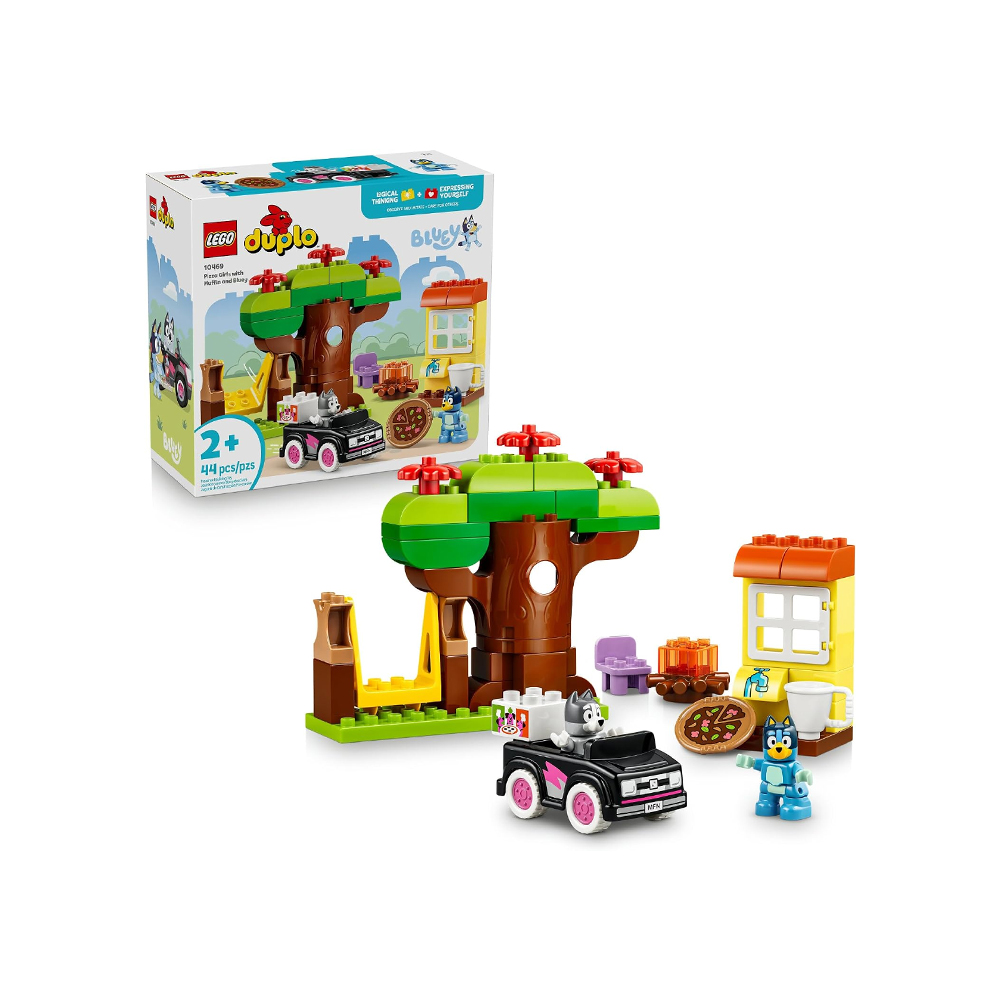 LEGO DUPLO BLUEY PIZZA GIRLS WITH MUFFIN AND BLUEY 10469 - 1