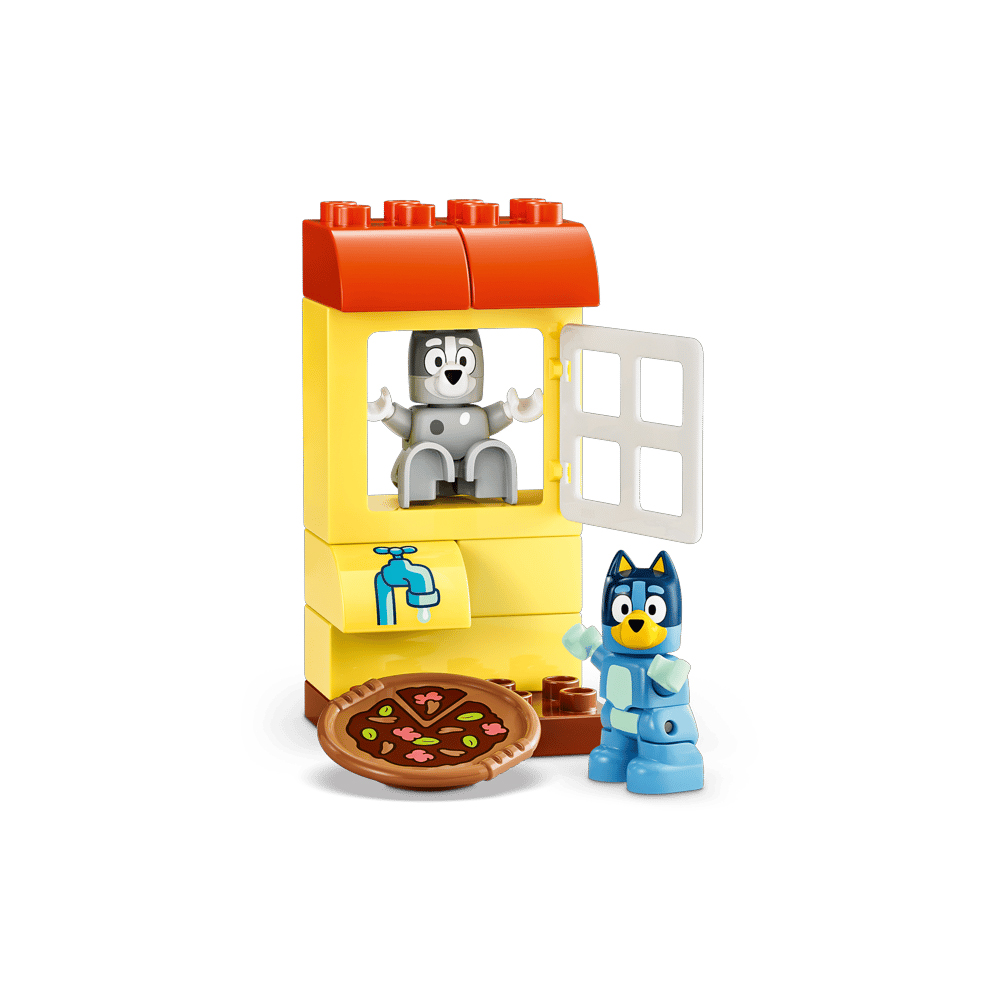 LEGO DUPLO BLUEY PIZZA GIRLS WITH MUFFIN AND BLUEY 10469 - 3