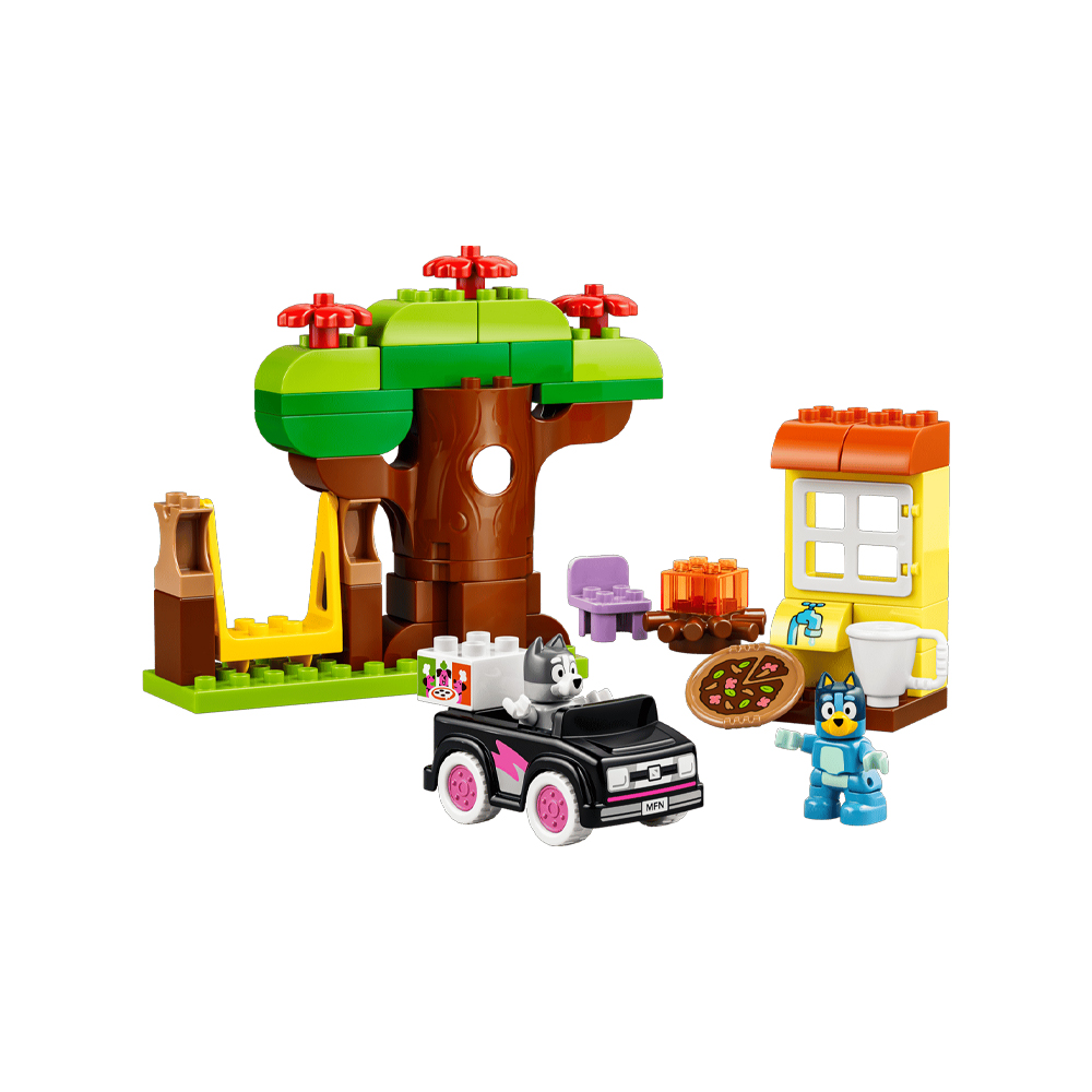 LEGO DUPLO BLUEY PIZZA GIRLS WITH MUFFIN AND BLUEY 10469 - 5