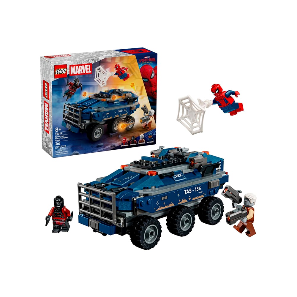 LEGO MARVEL SPIDER MAN PRISON TRANSPORT CHASE 76349 - 1