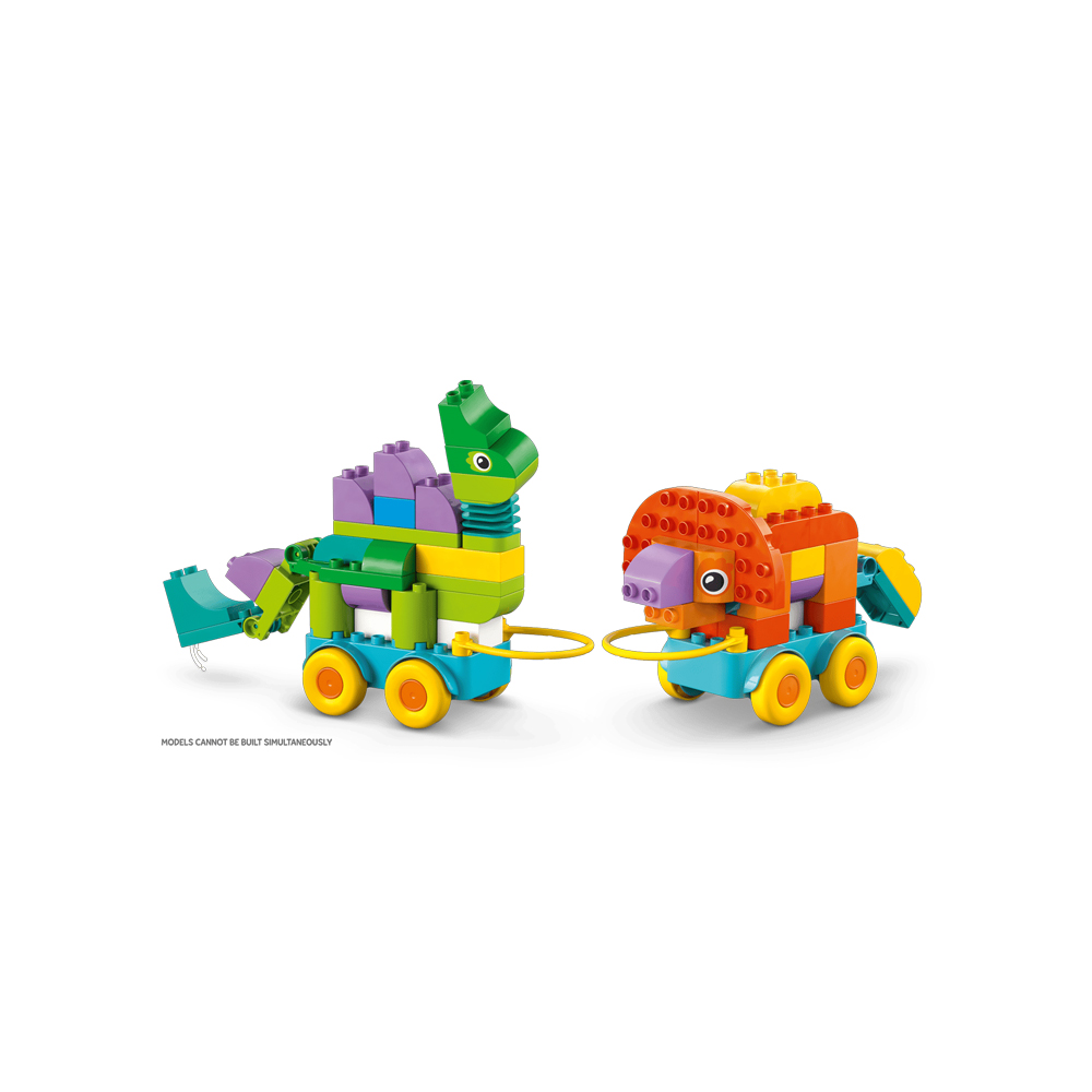 LEGO DUPLO TOWN 3 IN 1 DINOSAURS ON WHEELS LEARNING 10451 - 5