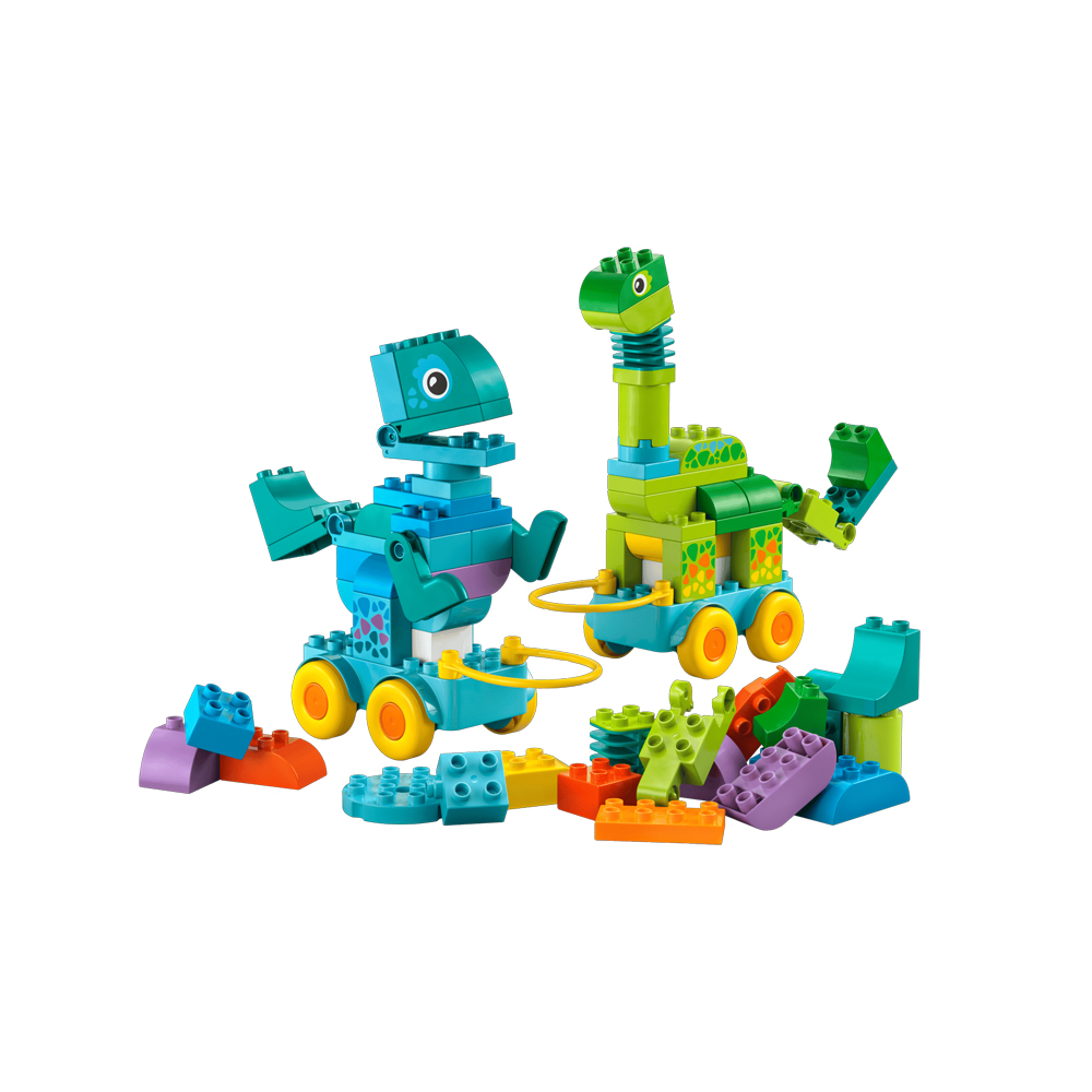 LEGO DUPLO TOWN 3 IN 1 DINOSAURS ON WHEELS LEARNING 10451 - 6