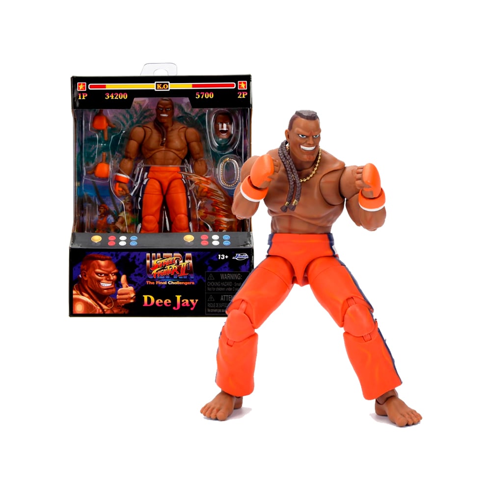FIGURA DE COLECCION JADA STREET FIGHTER II DEE JAY - 1