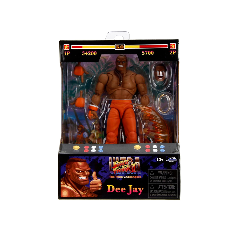 FIGURA DE COLECCION JADA STREET FIGHTER II DEE JAY - 6