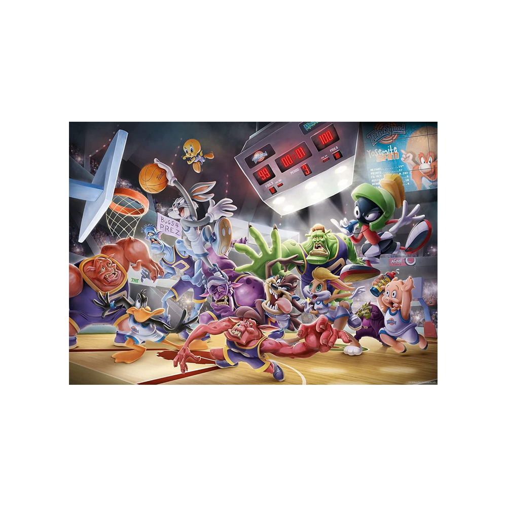 ROMPECABEZA RAVENSBURGER SPACE JAM FINAL DUNK  1000 PIEZAS - 4