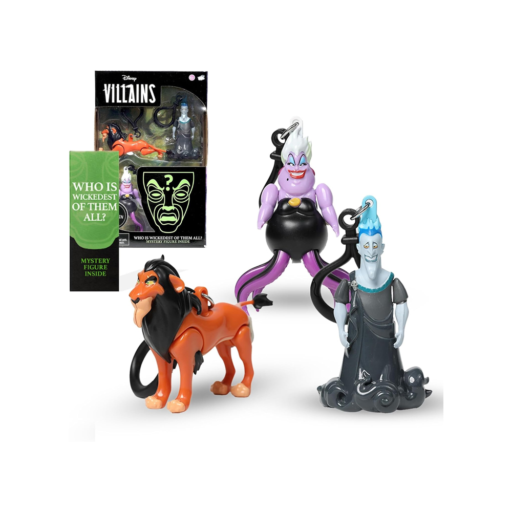 DISNEY VILLAINS CHIBI IN MOTION 4 PACK BAG - 1