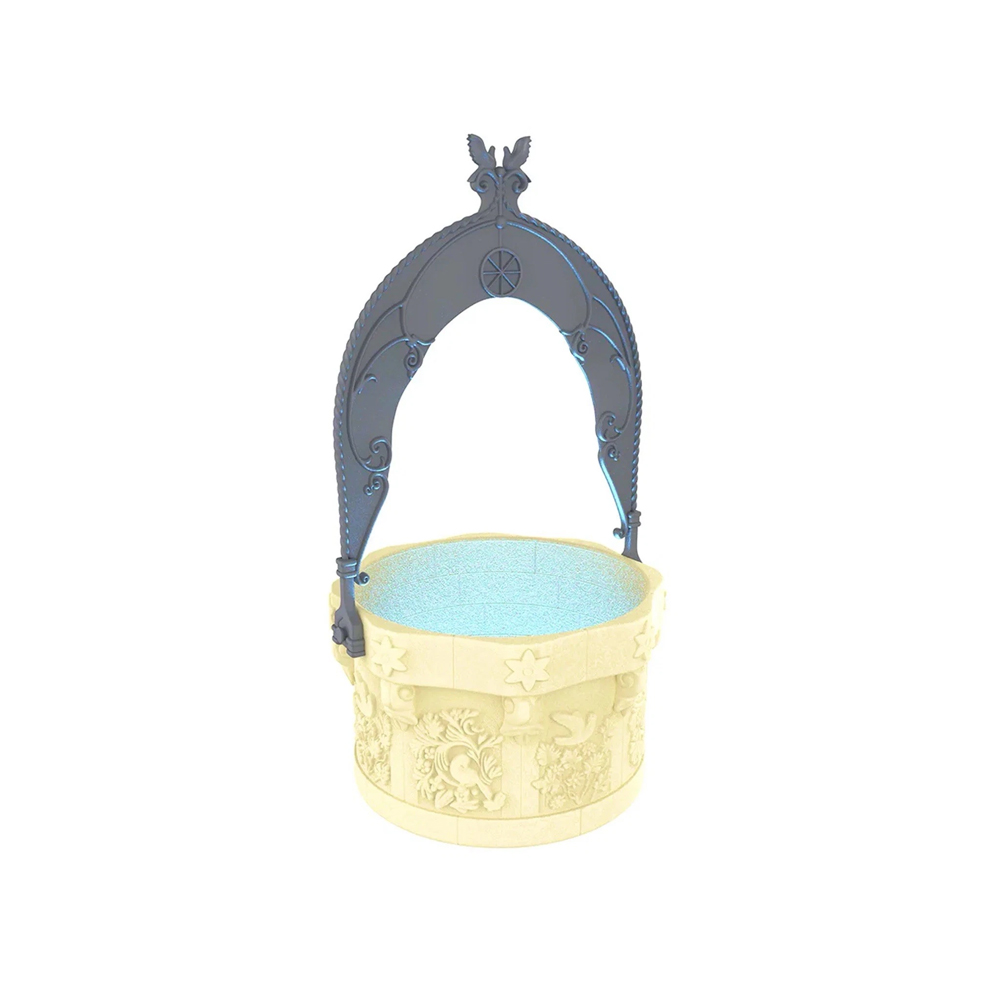 POPCORN BUCKET DISNEY SNOW WHITE WISHING WELL LIGHT UP - 2