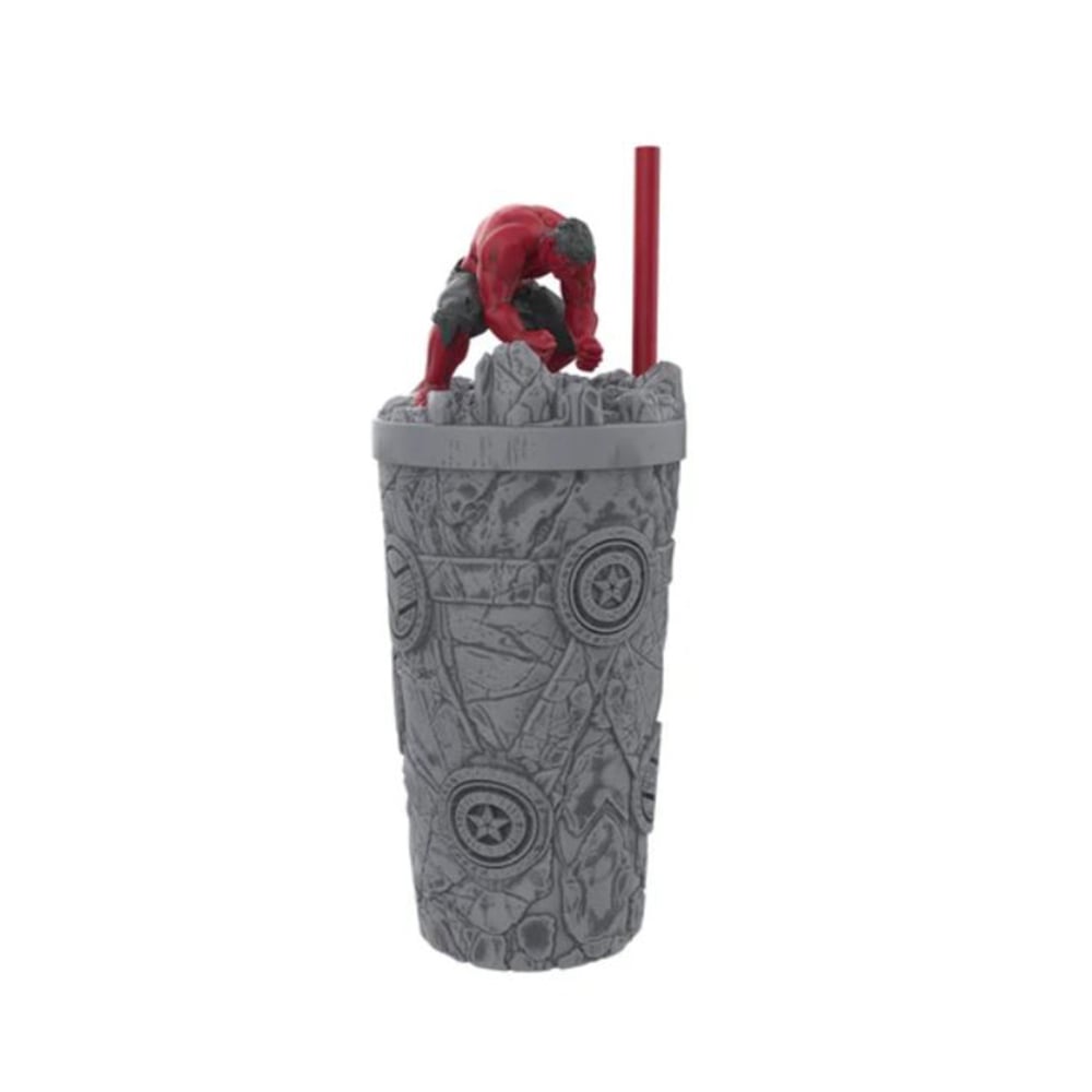 POPCORN BUCKET DRINKING CUP CAPTAIN AMERICA BRAVE WORLD - 3