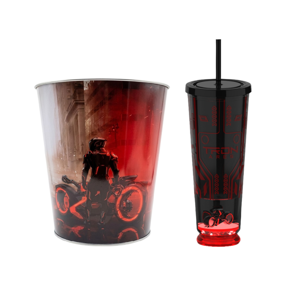 COMBO TRON POPCORN BUCKET AND CUP DETALLES - 1
