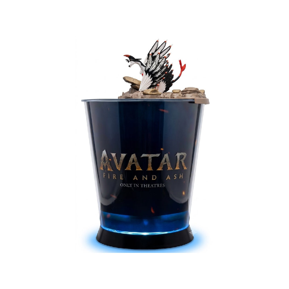 POPCORN BUCKET AVATAR FIRE AND ASH DOUBLE WALL LED - 1