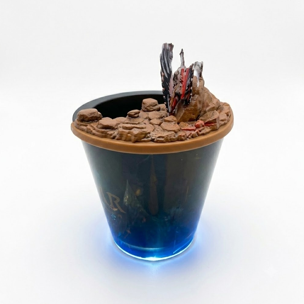 POPCORN BUCKET AVATAR FIRE AND ASH DOUBLE WALL LED - 3
