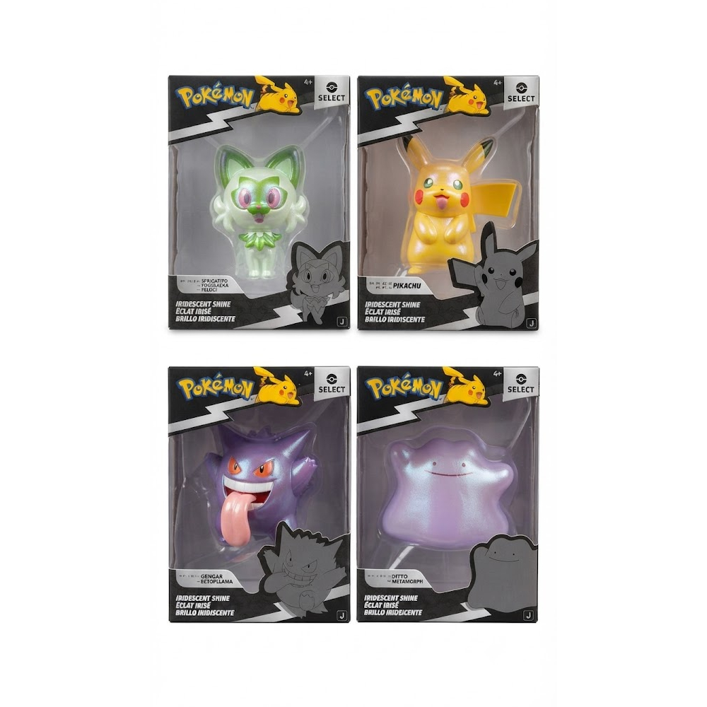 POKEMON MINI PACK JAZWARES 4 UNIDADES DITTO SET - 1