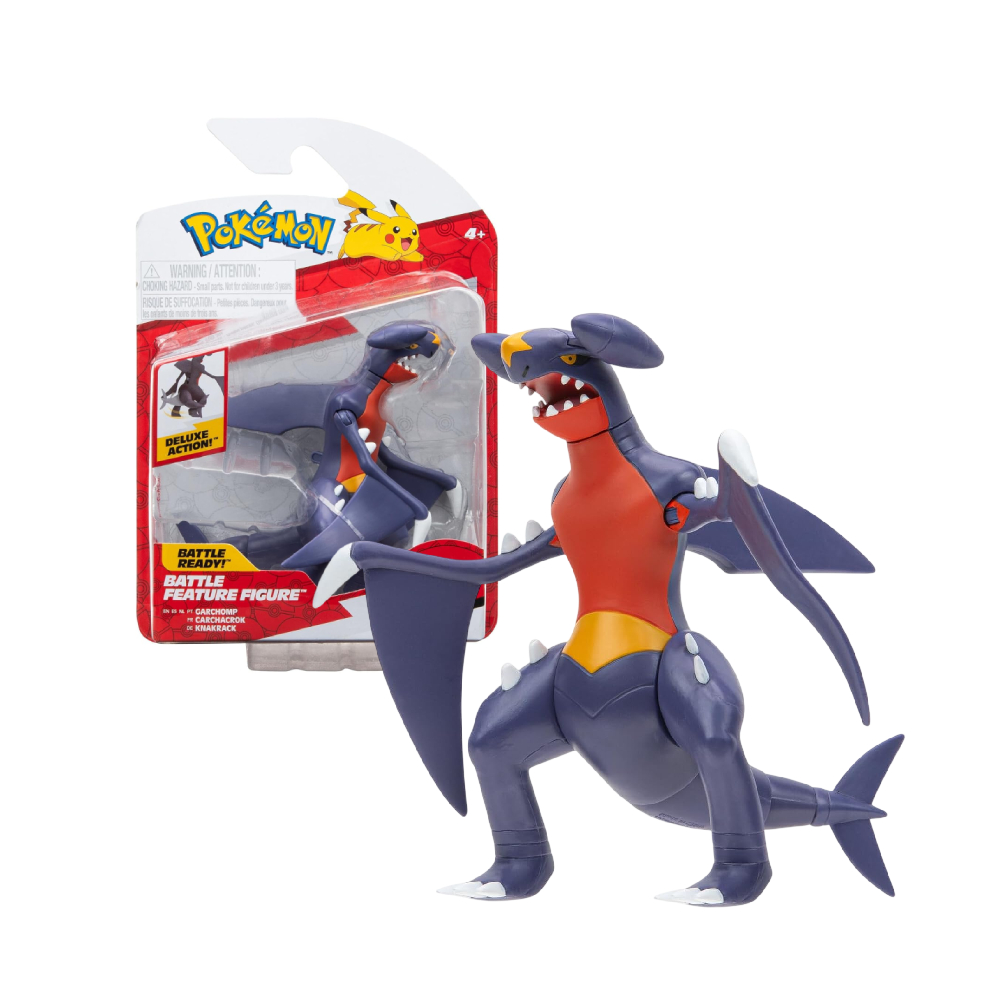 POKEMON JAZWARES GARCHOMP FIGURA ARTICULABLE - 1