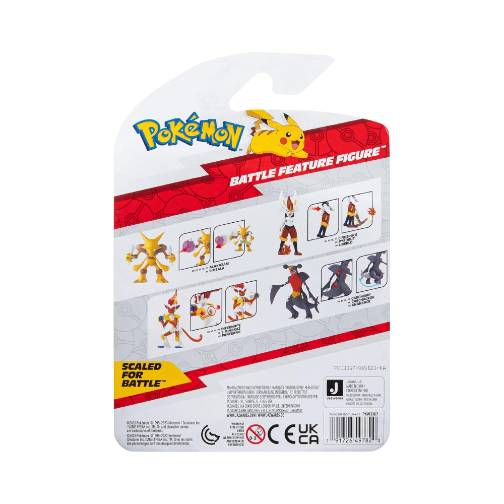 POKEMON JAZWARES GARCHOMP FIGURA ARTICULABLE - 4