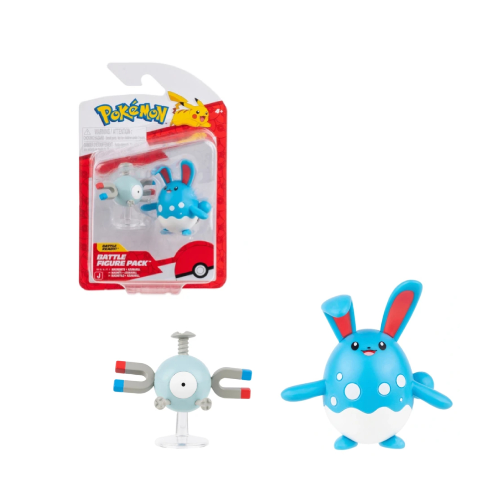 POKEMON BATTLE FIGURES MAGNEMITE AZUMARILL - 1