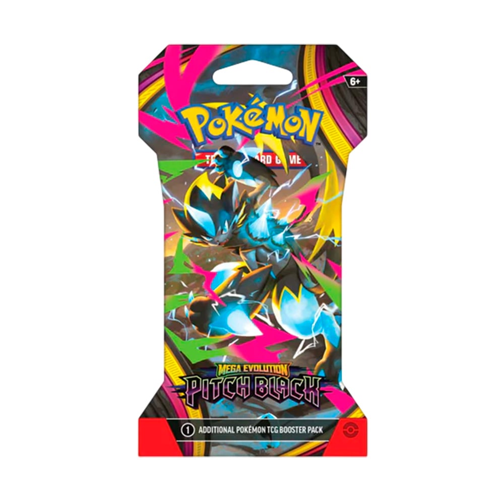 POKEMON TCG PITCH BLACK SLEEVED BOOSTER ESPAÑOL - 2