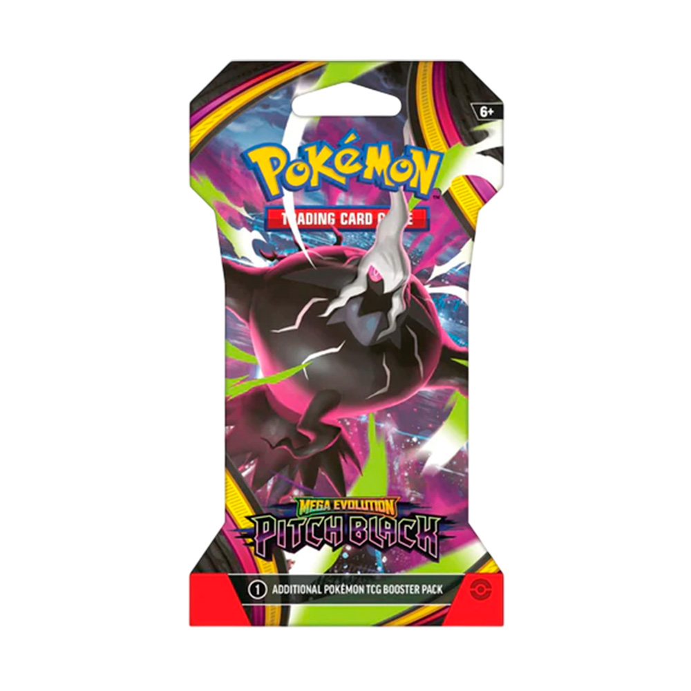POKEMON TCG PITCH BLACK SLEEVED BOOSTER ESPAÑOL - 4