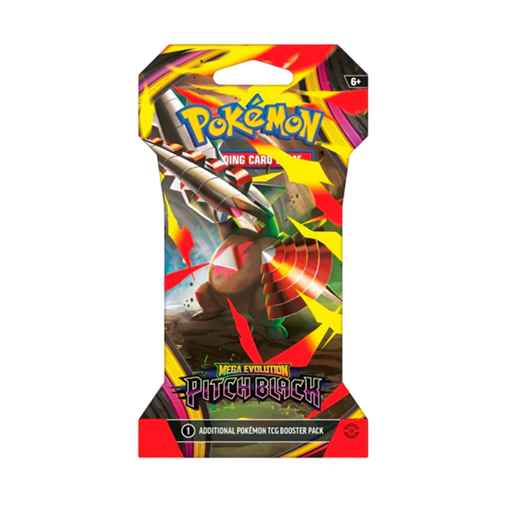 POKEMON TCG PITCH BLACK SLEEVED BOOSTER ESPAÑOL - 5