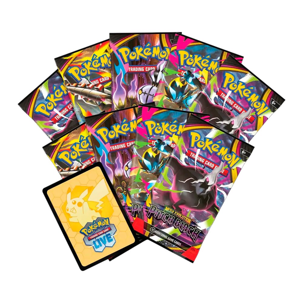 POKEMON TCG ELITE TRAINER BOX PITCH BLACK ESPAÑOL - 3