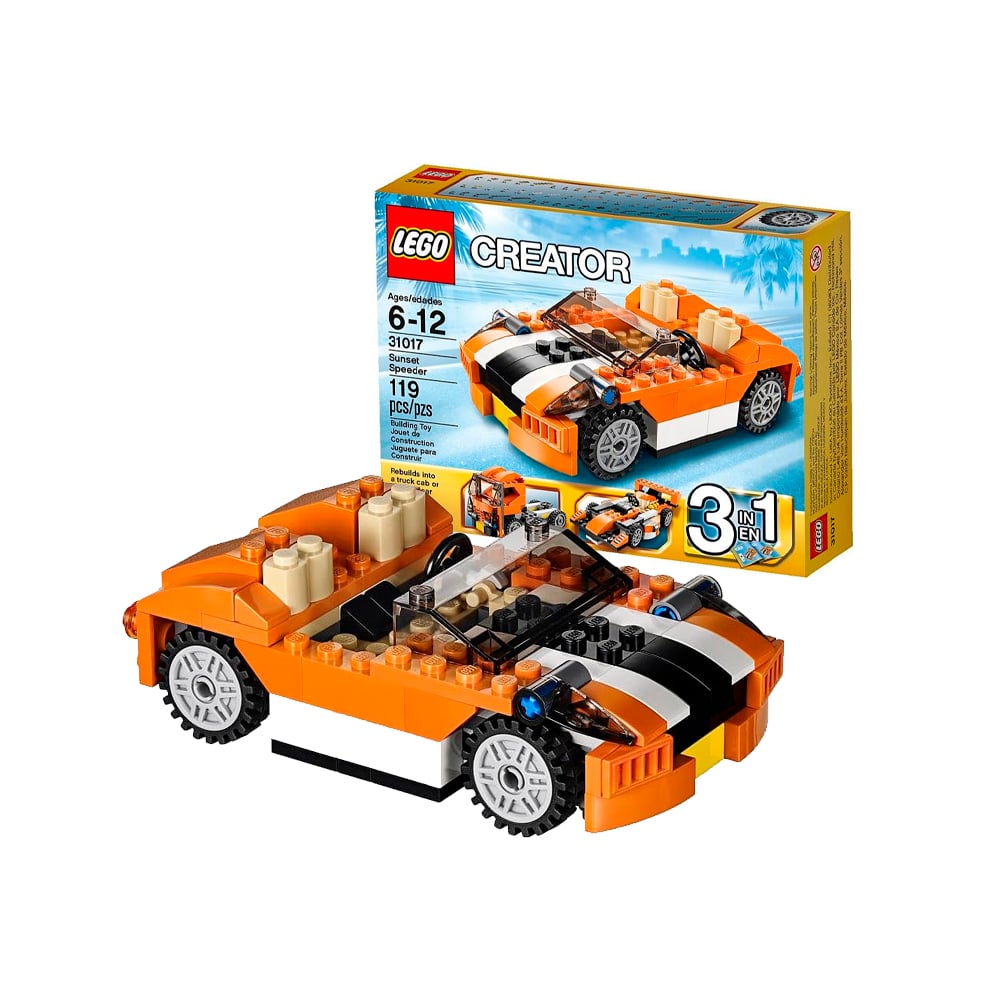LEGO CREATOR SUNSET SPEEDER 31017 DETALLES - 1