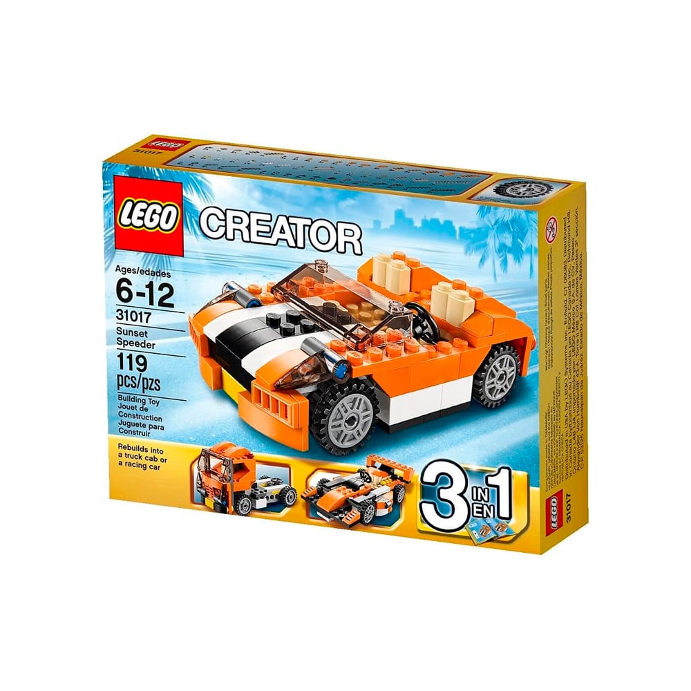 LEGO CREATOR SUNSET SPEEDER 31017 DETALLES - 4