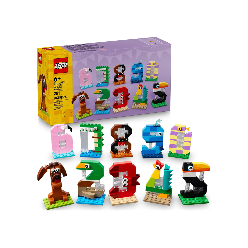 LEGO BIRTHDAY NUMBERS EDUCATIONAL 40807 - 1