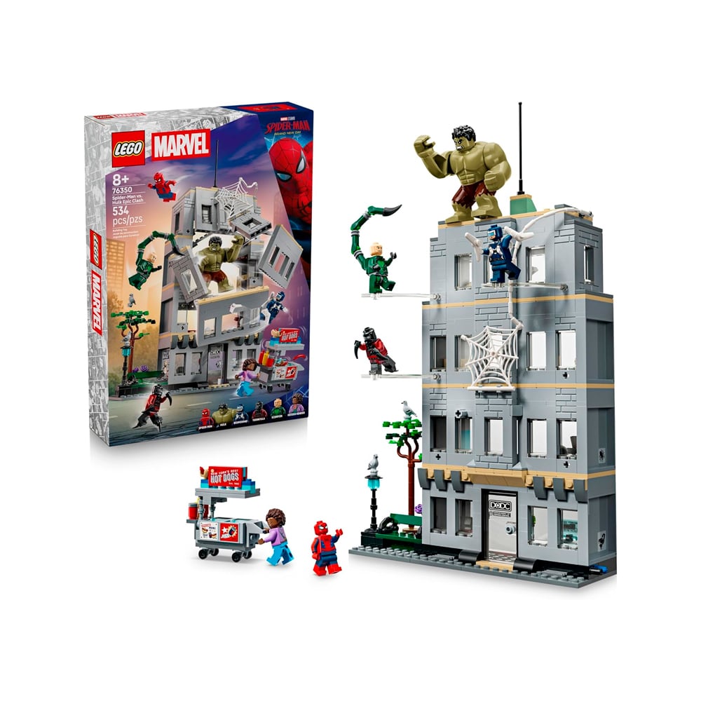 LEGO MARVEL SPIDER MAN VS HULK EPIC CLASH 76350 - 1