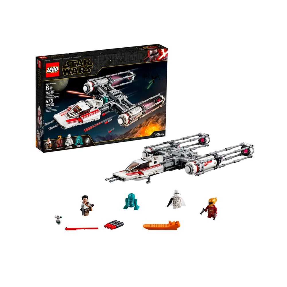 LEGO STAR WARS RESISTANCE Y WING STARFIGHTER 75249 DETALLES - 1