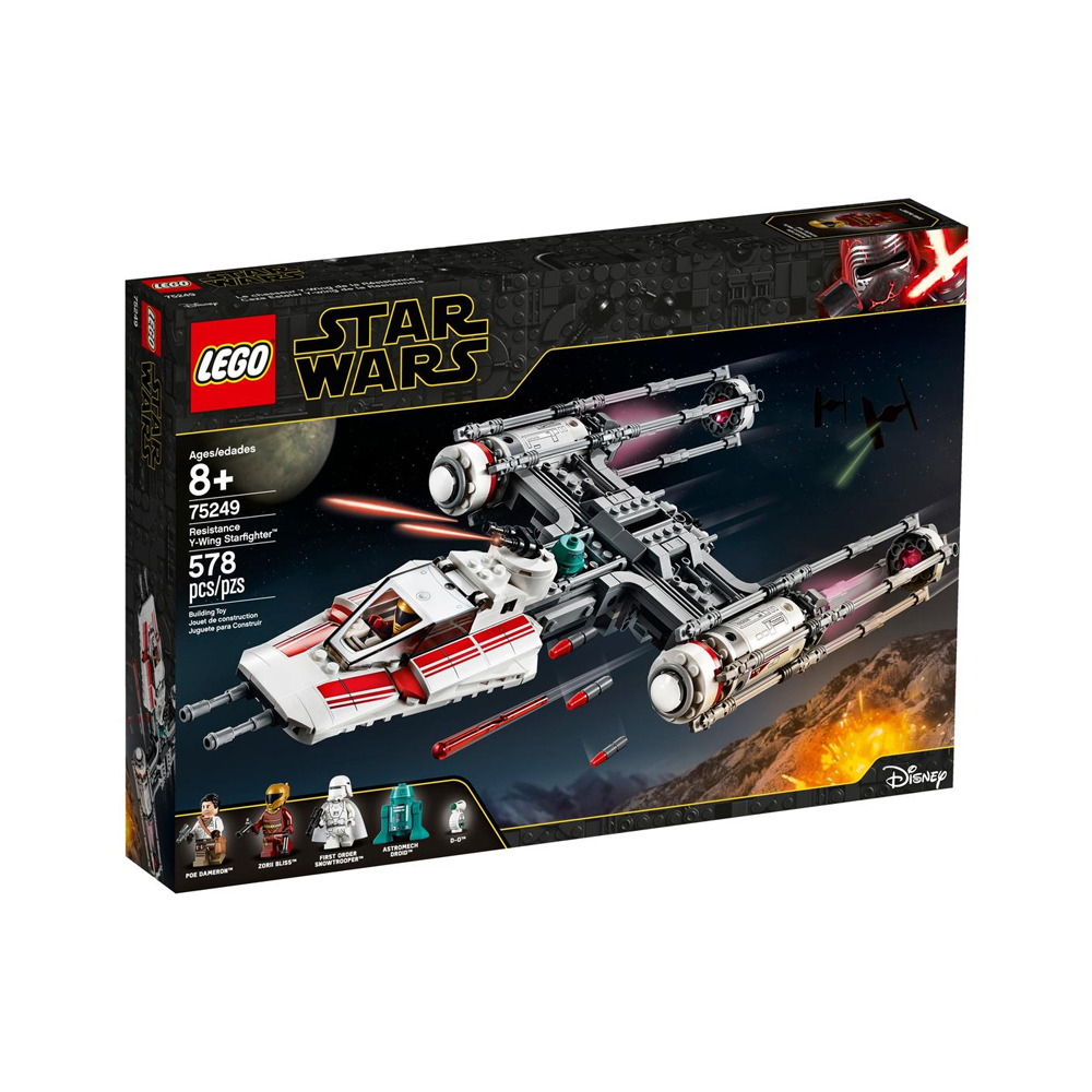 LEGO STAR WARS RESISTANCE Y WING STARFIGHTER 75249 DETALLES - 6