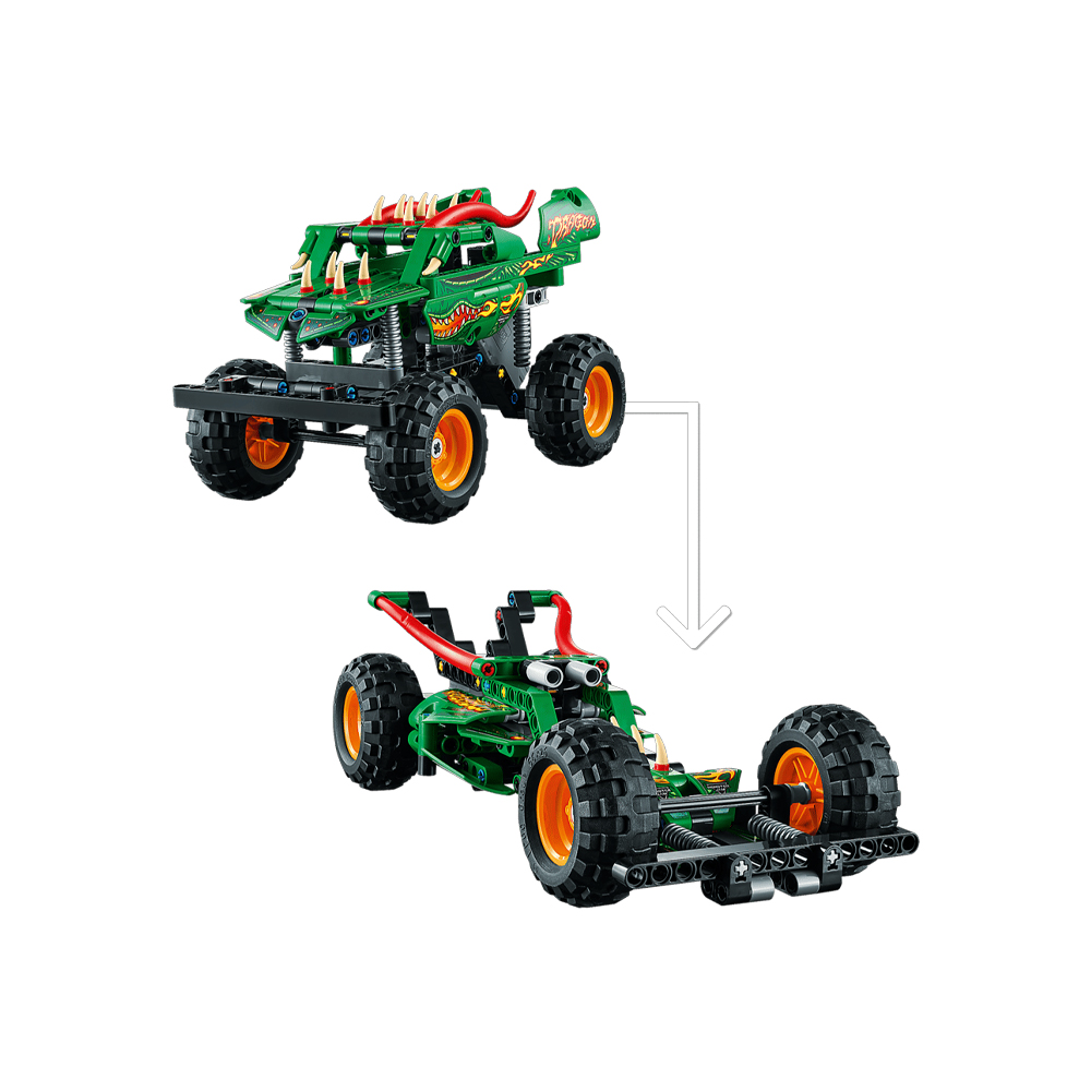 LEGO TECHNIC MONSTER JAM DRAGON MONSTER TRUCK 42149 - 4