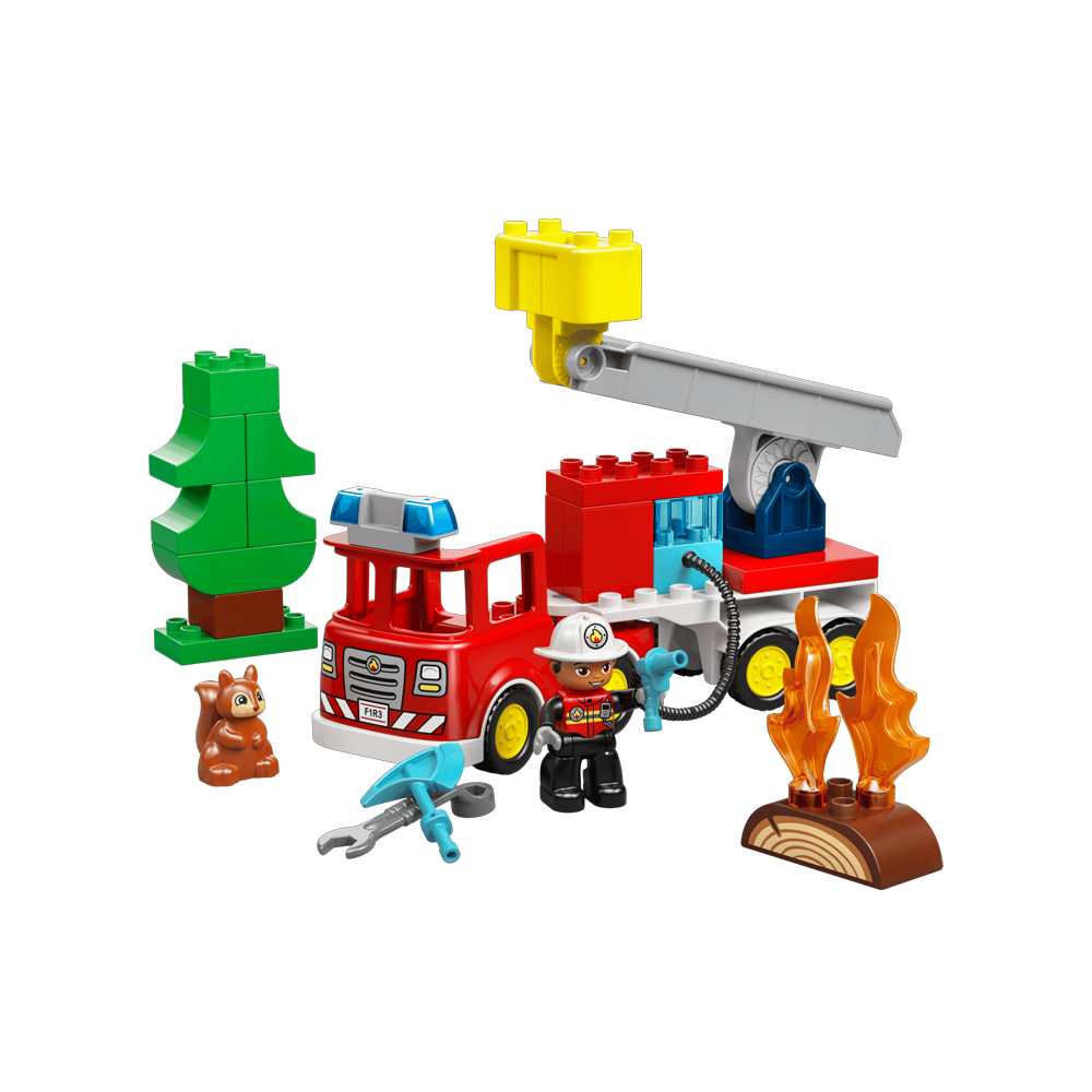 LEGO DUPLO TOWN FIRE TRUCK WITH HOSE 10473 DETALLES - 2