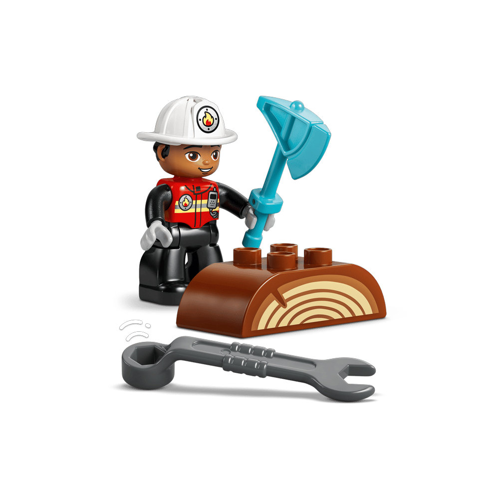 LEGO DUPLO TOWN FIRE TRUCK WITH HOSE 10473 DETALLES - 5