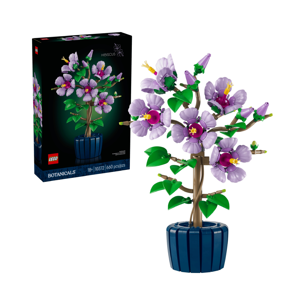 LEGO BOTANICALS HIBISCUS FLOWER BUILDING SET 10372 - 1
