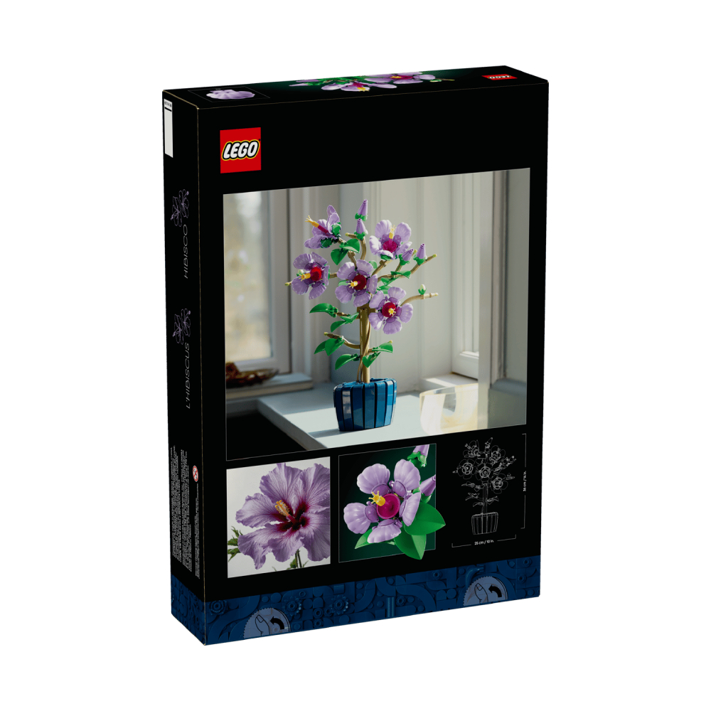 LEGO BOTANICALS HIBISCUS FLOWER BUILDING SET 10372 - 6